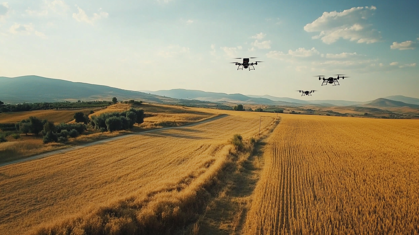 drones na agricultura